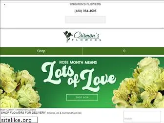 crismonsflowers.com