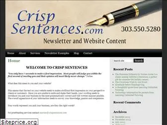 crispsentences.com