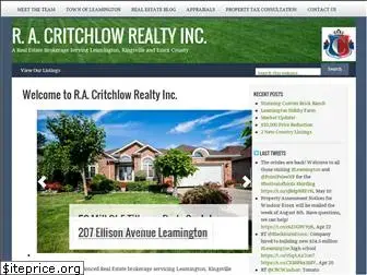 critchlowrealty.com