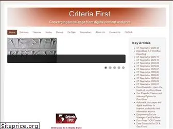 criteriafirst.com