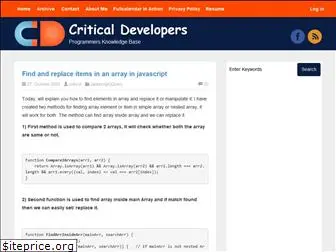 criticaldevelopers.com