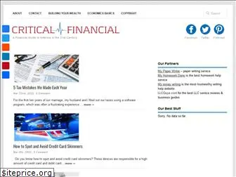 criticalfinancial.com