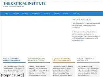 criticalinstitute.org