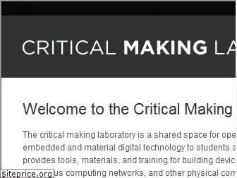 criticalmaking.com