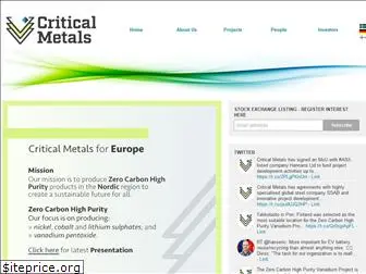 criticalmetals.eu