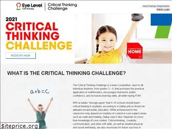 criticalthinkingchallenge.com