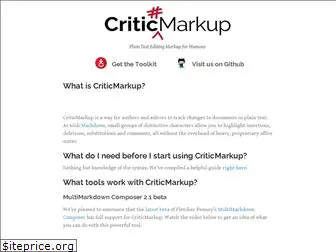 criticmarkup.com