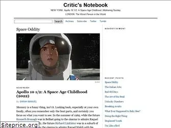 criticsnotebook.com