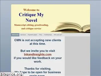 critiquemynovel.com