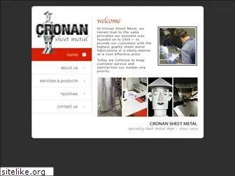 cronansheetmetal.com