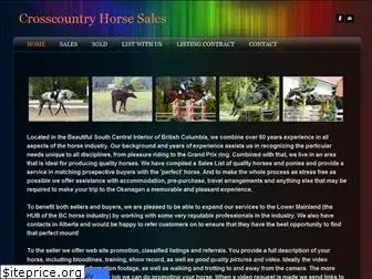 crosscountryhorsesales.com