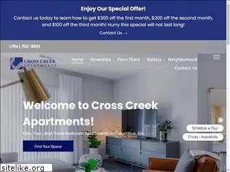 crosscreekapartments.com