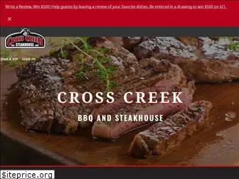 crosscreeksteakhouse.com