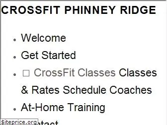crossfitphinneyridge.com