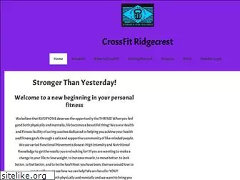 crossfitridgecrest.com