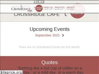 crossridgecafe.com