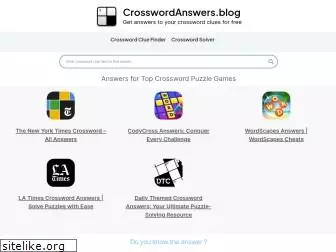 crosswordanswers.blog