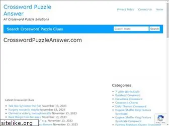 crosswordpuzzleanswer.com