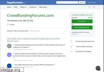 crowdfundingforums.com