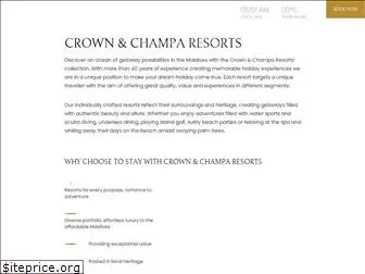 crownandchamparesorts.com