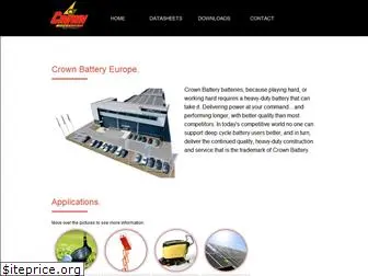 crownbatterieseurope.be