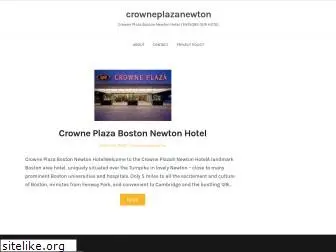 crowneplazanewton.com