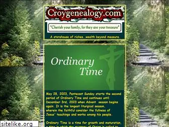 croygenealogy.com