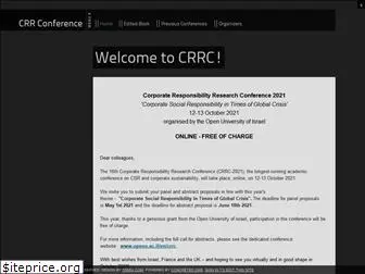 crrconference.org