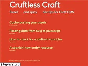 cruftlesscraft.com