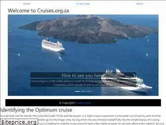 cruises.org.za