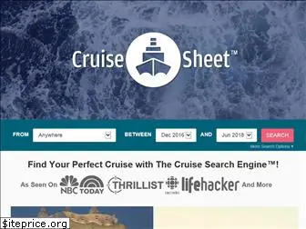 cruisesheet.com