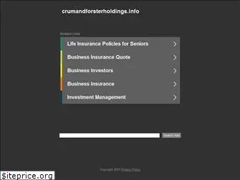 crumandforsterholdings.info