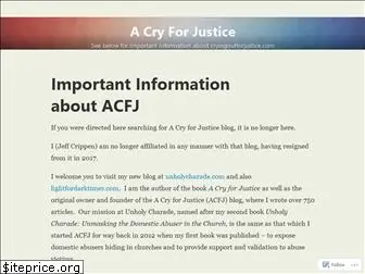 cryingoutforjustice.com