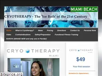 cryotherapymiami.com