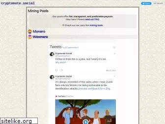 cryptonote.social
