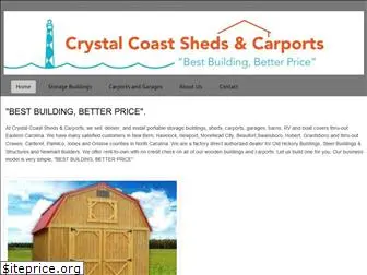 crystalcoastsheds.com