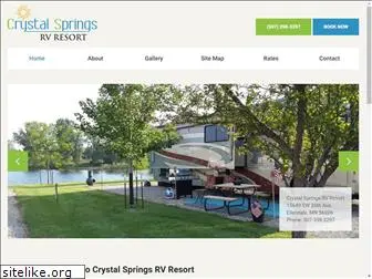 crystalspringsrvresort.com