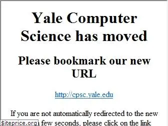 cs.yale.edu