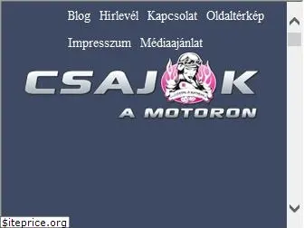 csajokamotoron.hu