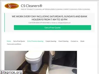 cscleaners.co.uk
