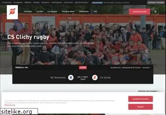 csclichyrugby.fr