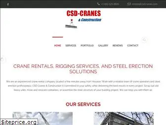 csdcranes.com