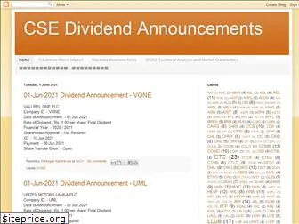 cse-dividend-announcements.blogspot.com