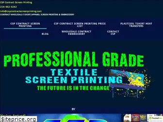 cspcontractscreenprinting.com