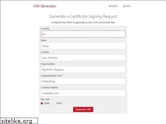 csrgenerator.com