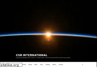 csrinternational.org