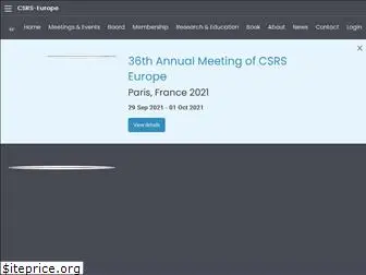 csrs-europe-congress.com