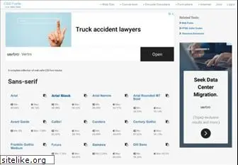 cssfontstack.com