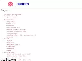 cuacm.com