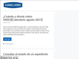 cuandoydonde.net